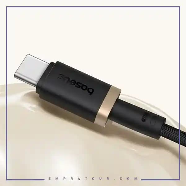 کابل تایپ سی 60 وات 2 متر بیسوس CB000120 — تصویر ۶