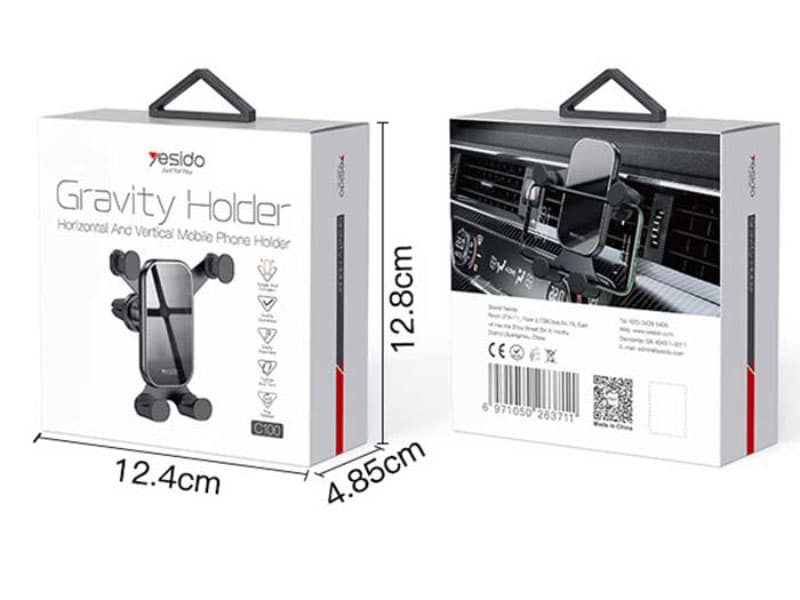 پایه نگه دارنده موبایل داخل خودرو یسیدو Yesido C100 Phone Car Holder — تصویر ۶