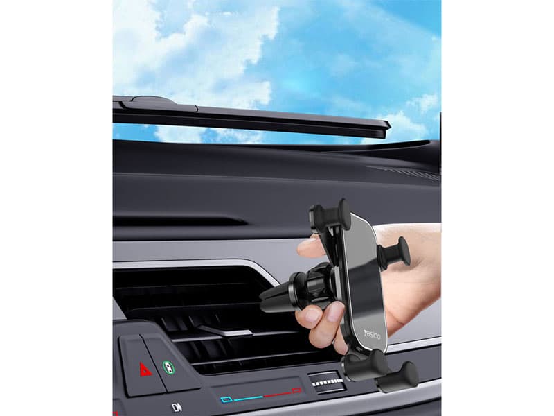 پایه نگه دارنده موبایل داخل خودرو یسیدو Yesido C100 Phone Car Holder — تصویر ۹