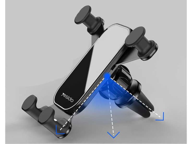 پایه نگه دارنده موبایل داخل خودرو یسیدو Yesido C100 Phone Car Holder — تصویر ۸