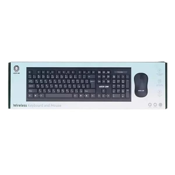 ست موس و کیبورد بیسیم گرین لاین GNWS24GKEYMBK — تصویر ۴