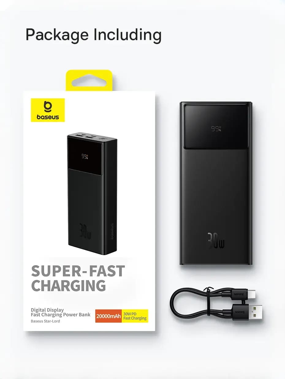 پاوربانک 30 وات 20000 بیسوس PPXJ2030 — تصویر ۱۰