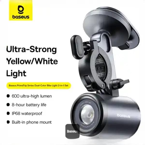 هولدر و چراغ قوه دوچرخه و موتور بیسوس BS-CG025 — تصویر ۱۰