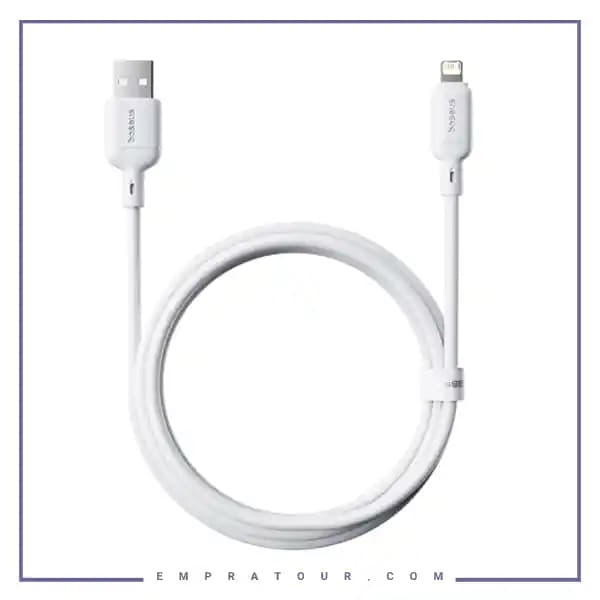 کابل شارژ لایتنینگ 1 متر بیسوس CB000115 — تصویر ۲