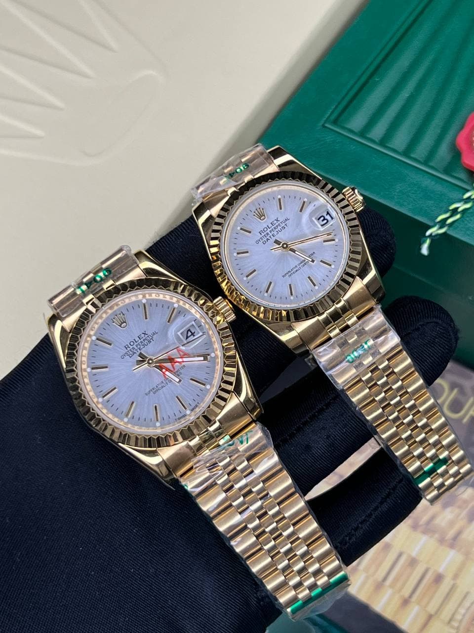 رولکس دیجاست طلایی صفحه سیلور اندیکس خط Rolex Datejust