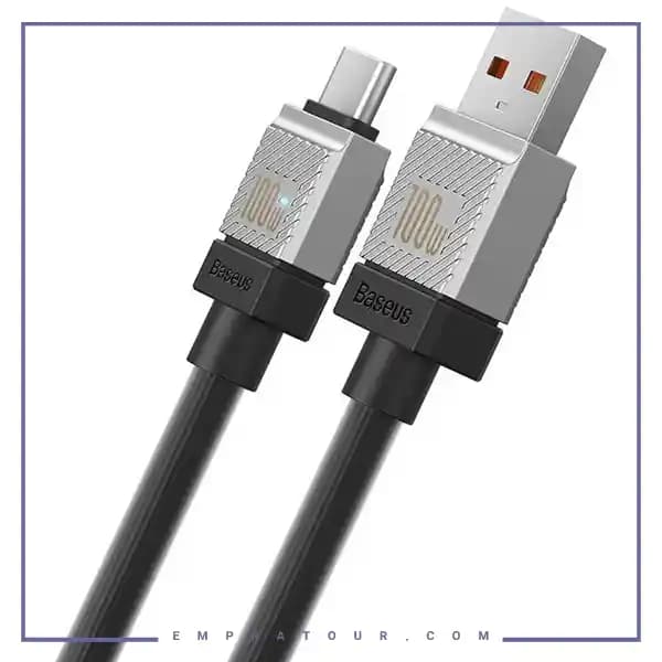 کابل شارژ 100 وات تایپ سی فست بیسوس CAKW00060 — تصویر ۶