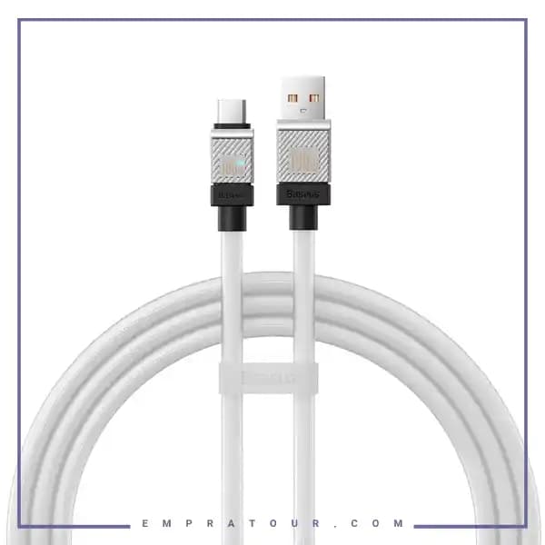 کابل شارژ 100 وات تایپ سی فست بیسوس CAKW00060 — تصویر ۷