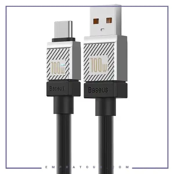 کابل شارژ 100 وات تایپ سی فست بیسوس CAKW00060 — تصویر ۴