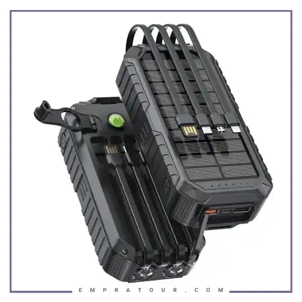 پاور بانک خورشیدی 20000 گرین لاین GNSOLM20PBK