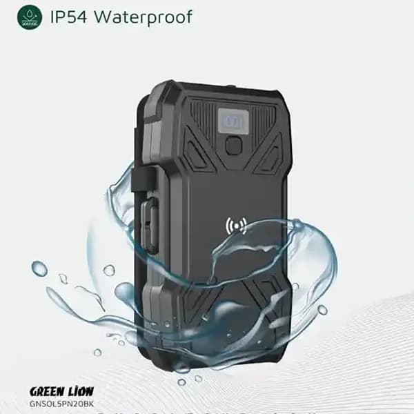 پاوربانک خورشیدی 5 پنل 20000 گرین لاین GNSOL5PN20BK — تصویر ۱۲