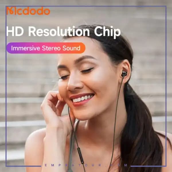هندزفری سیمی لایتنینگ مک دودو HP-4080 — تصویر ۶