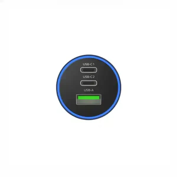 شارژر فندکی سه پورت 100 وات مومکس UC17E — تصویر ۸