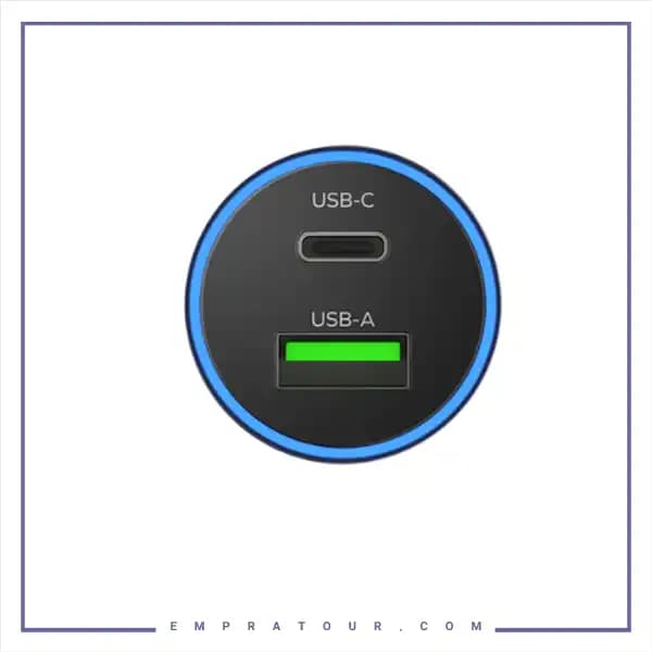 شارژر فندکی دو پورت 67 وات مومکس UC16E — تصویر ۲