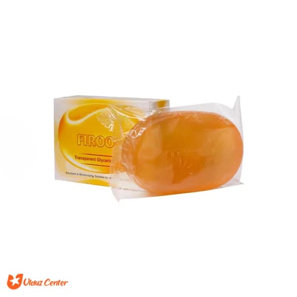صابون بچه شفاف فیروز حاوی گلیسیرین نرم و مرطوب کننده پوست وزن 100 گرم