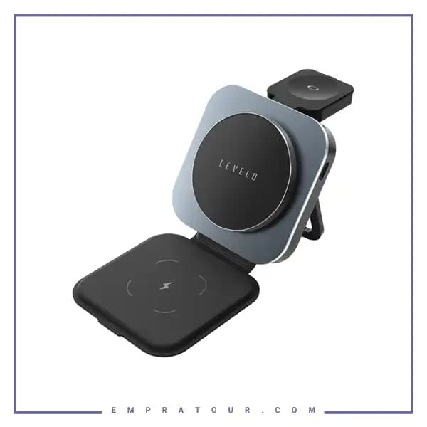شارژر بیسیم 3 کاره لولو TrioFlow 3 In 1