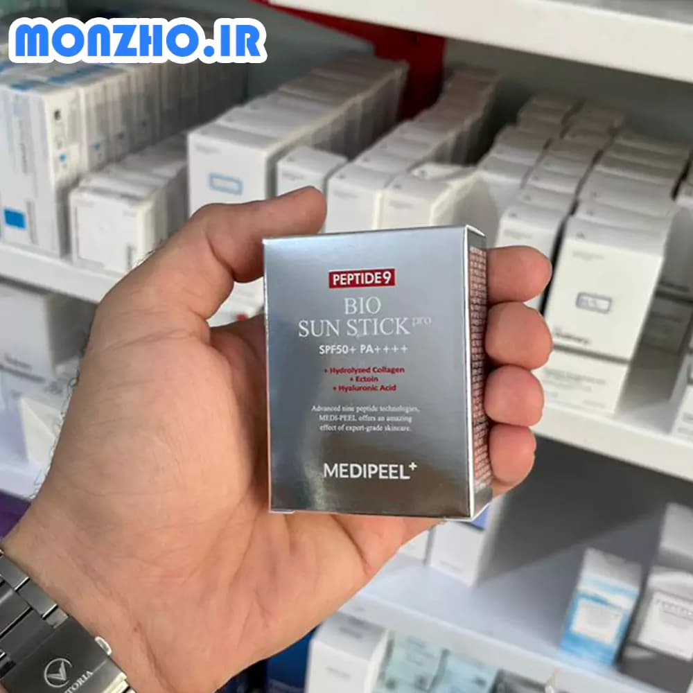 ضدآفتاب استیکی 9 پپتاید SPF50 مدیپیل 19 گرم — تصویر ۳