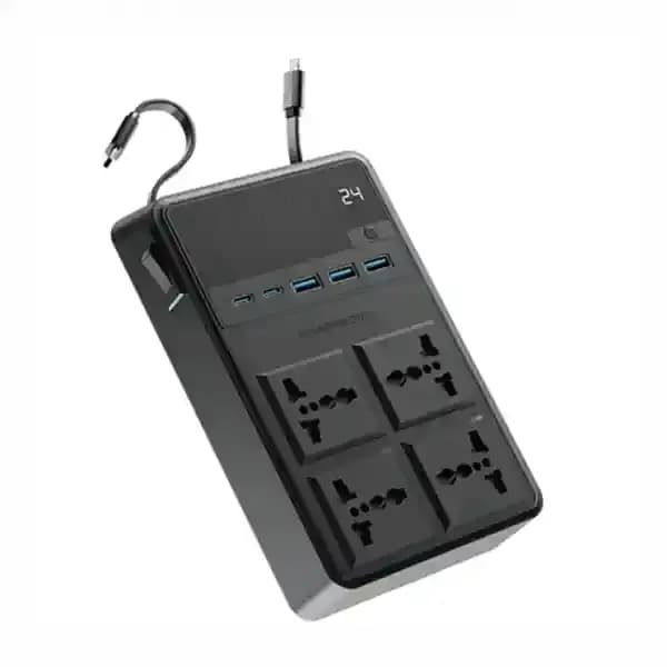چندراهی برق 2500 وات به همراه کابل جمع شونده پاورولوژی PWCUQC029 — تصویر ۹