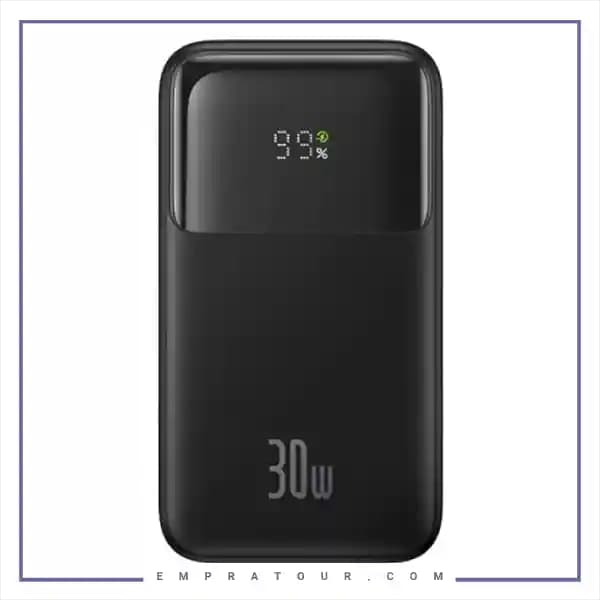 پاوبانک 30 وات 20000 با کابل متصل بیسوس PPMD20C