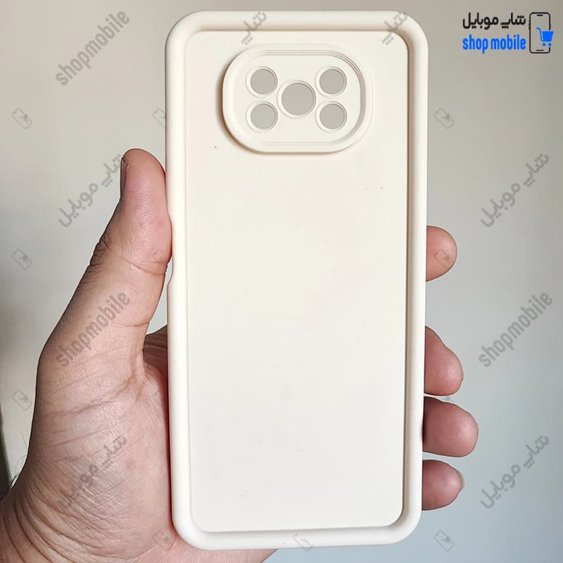 قاب گوشی شیائومی پوکو X3 / X3 پرو / X3 NFC (کاور Solid مدل ساده رنگ شیری)