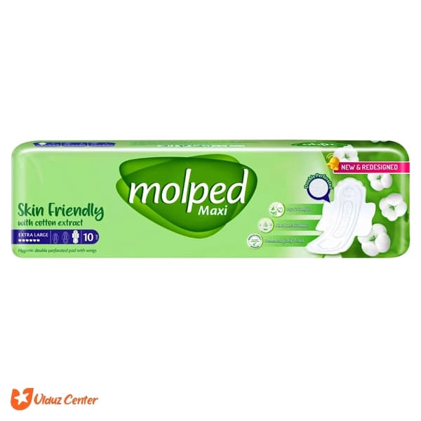 نوار بهداشتی مکسی ضخیم مولپد XL بسته 10 عددی