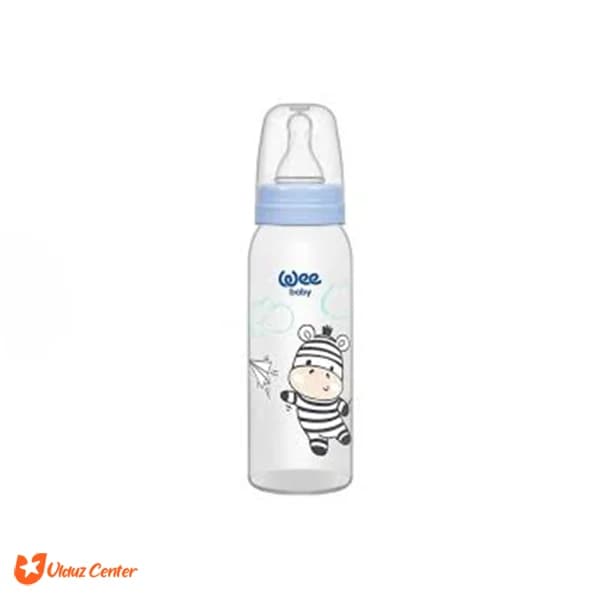 شیشه شیرخوری آبی کودک وی بیبی 0 تا 6 ماه 250 میل کد 852