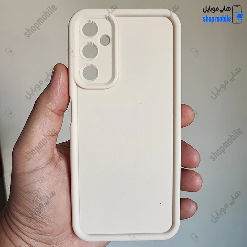 قاب گوشی سامسونگ گلکسی A25 (کاور Solid مدل ساده رنگ شیری)