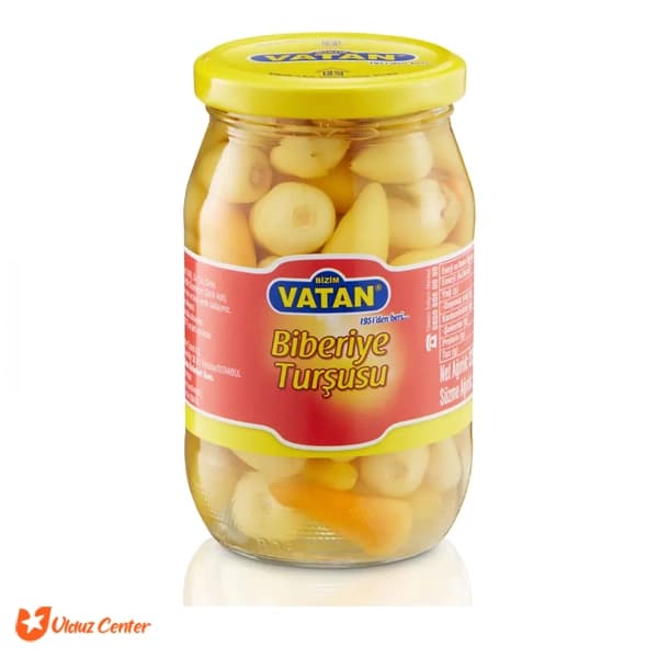 ترشی فلفل تند Bizim Vatan وزن خالص 180 گرم