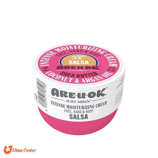 کرم مرطوب کننده پوست آریواکی مدل Salsa وزن 250 گرم