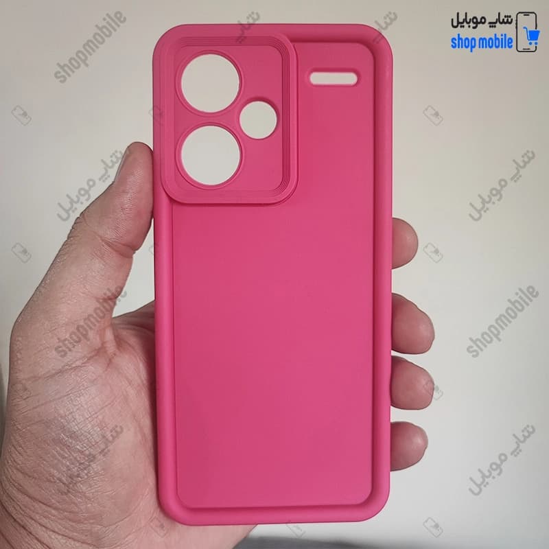 قاب گوشی شیائومی ردمی نوت 13 پرو پلاس 5G (کاور Solid مدل ساده رنگ صورتی)