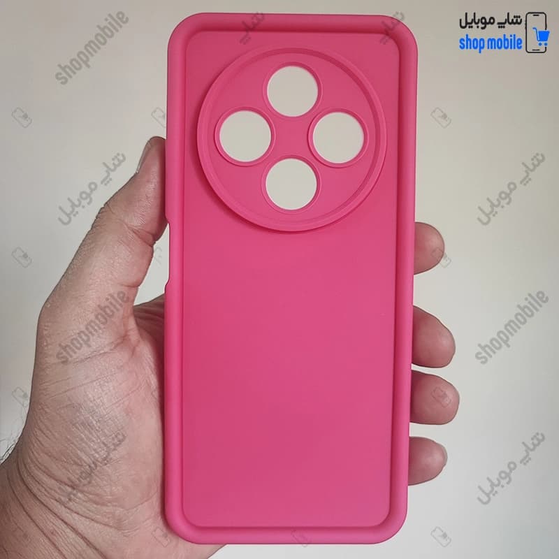 قاب گوشی شیائومی ردمی 14C / ردمی A4 / پوکو C75 (کاور Solid مدل ساده رنگ صورتی)