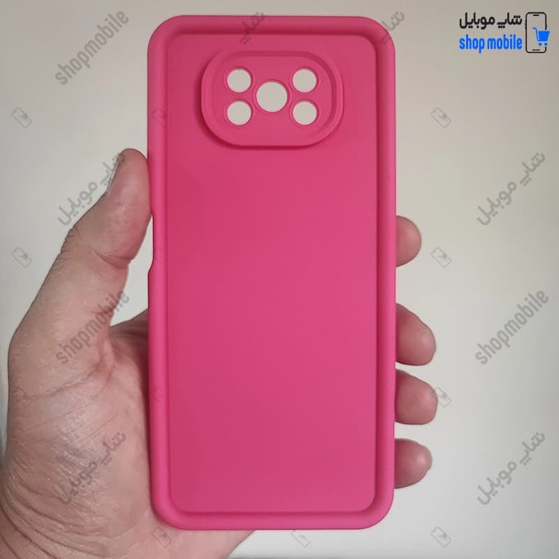 قاب گوشی شیائومی پوکو X3 / X3 پرو / X3 NFC (کاور Solid مدل ساده رنگ صورتی)