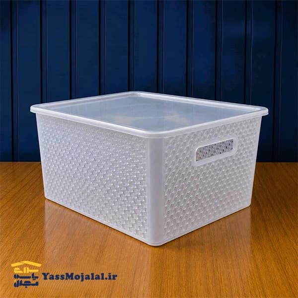 باکس نظم دهنده دربدار طرح بافت بزرگ لیمون کد 2158