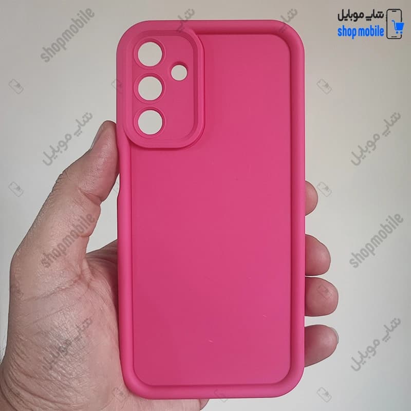 قاب گوشی سامسونگ گلکسی A15 (کاور Solid مدل ساده رنگ صورتی)