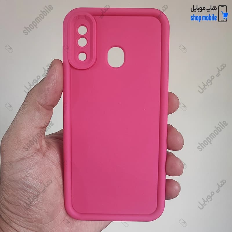 قاب گوشی سامسونگ گلکسی A20 / A30 (کاور Solid مدل ساده رنگ صورتی)