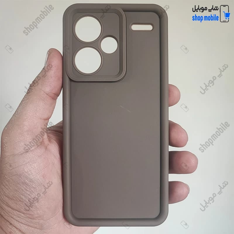 قاب گوشی شیائومی ردمی نوت 13 پرو پلاس 5G (کاور Solid مدل ساده رنگ قهوه ای)