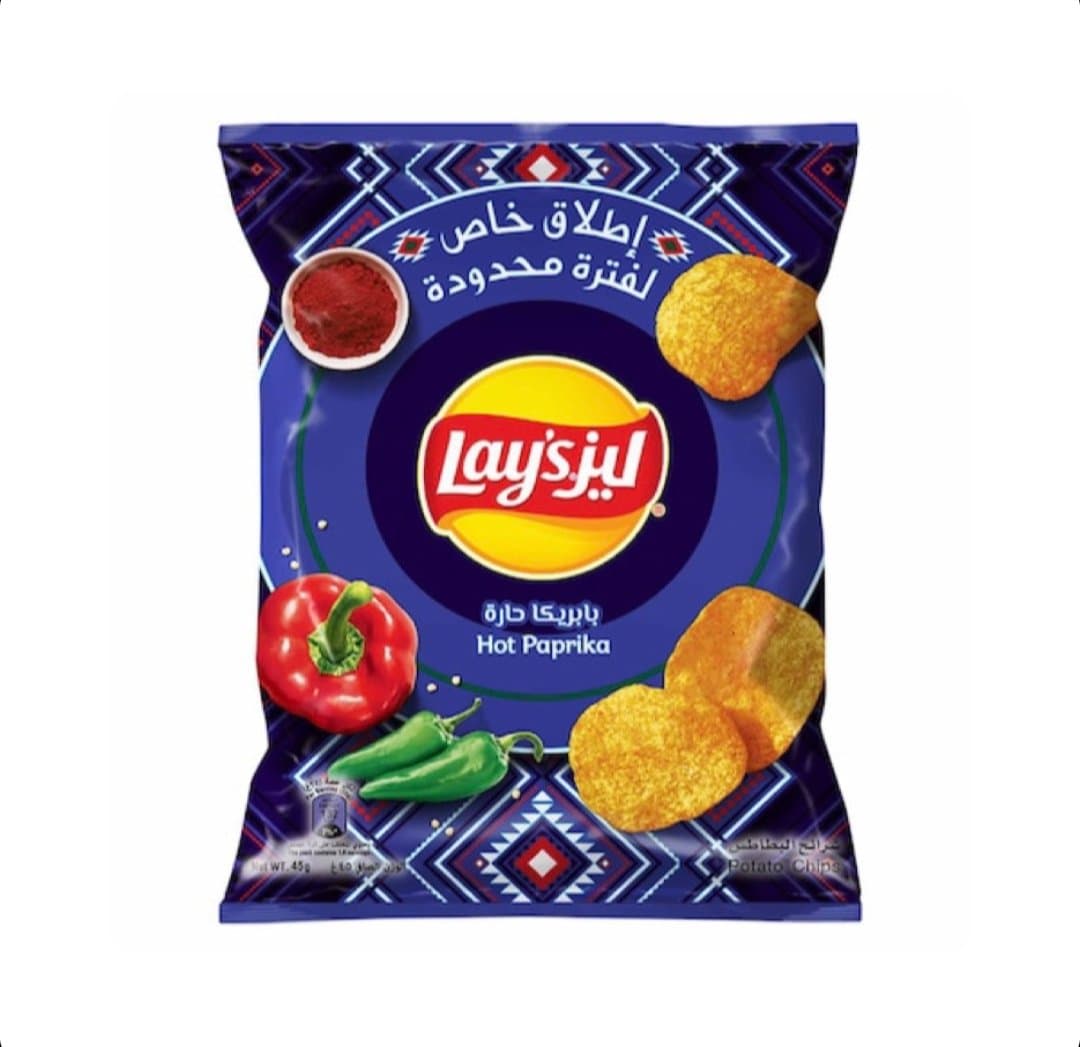 چیپس لیز پاپریکا Lay’s Paprika Chips 45g(اورجینال)