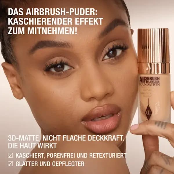 کرم پودر شارلوت تیلبری مدل Airbrush Flawless Foundation — تصویر ۱۱