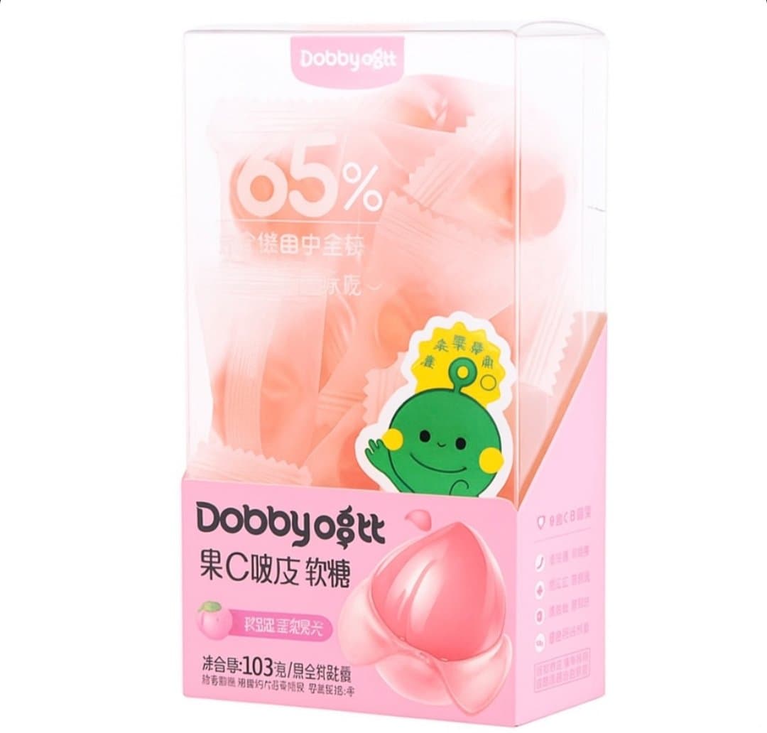 پک پاستیل ژلی چینی با طعم هلو Chinese Peach Jelly Gummies 103g(اورجینال) — تصویر ۲