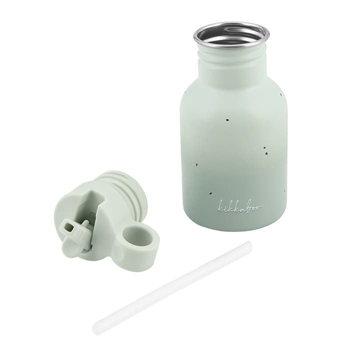 قمقمه نی دار استیل 350 میلی لیتری مدل Flora کیکابو Kikkaboo — تصویر ۵