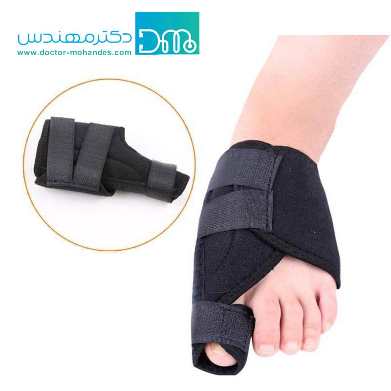 بانداژ هالوکس والگوس پای چپ فوت کر