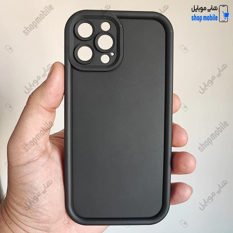 قاب گوشی آیفون 15 پرو مکس (کاور Solid مدل ساده رنگ مشکی)