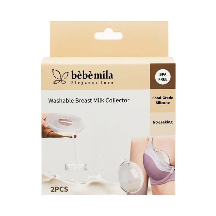 پد سینه 2عددی سیلیکونی قابل شستشو bébé mila