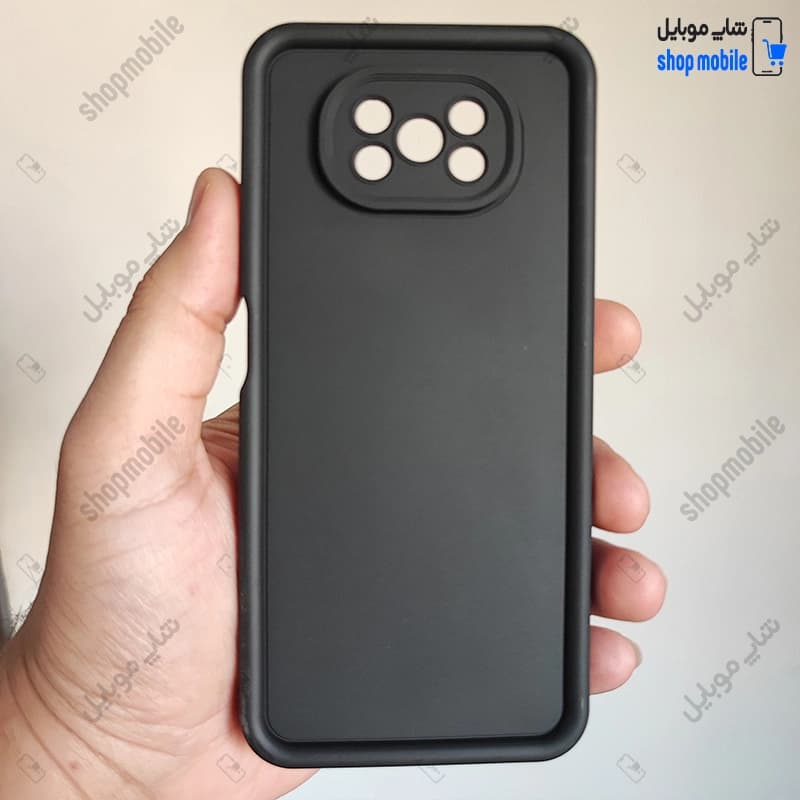 قاب گوشی شیائومی پوکو X3 / X3 پرو / X3 NFC (کاور Solid مدل ساده رنگ مشکی)