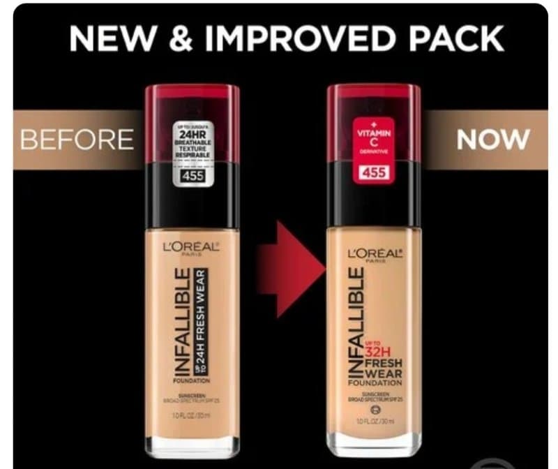 🩰 کرم پودر شیشه‌ای لورال مدل اینفالیبل فرش وییر (L’Oréal Infallible Fresh Wear Foundation)