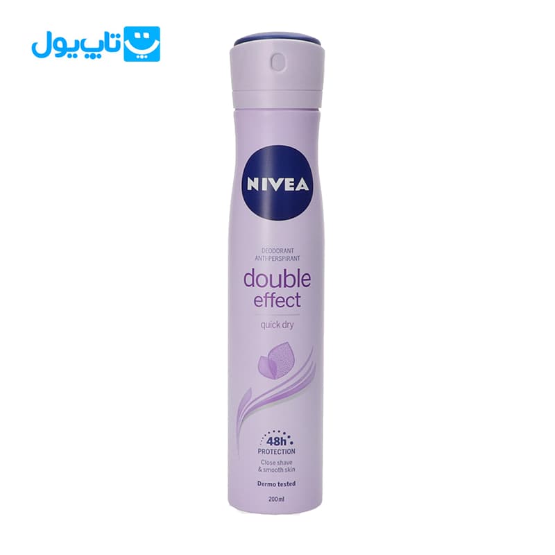 اسپری ضد تعریق نیوآ Nivea مدل Double Effect حجم 200 میلی لیتر