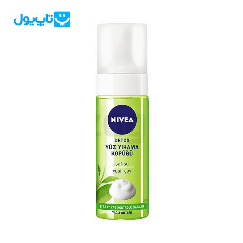 فوم شستشوی صورت نیوآ Nivea مدل Detox مناسب پوست های چرب حجم 150 میلی لیتر