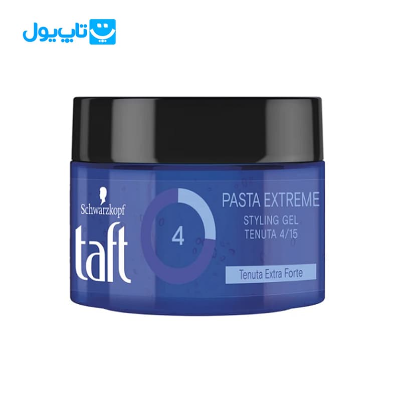 ژل حالت دهنده مو تافت Taftمدل 4 Pasta Extreme حجم 250 میلی لیتر