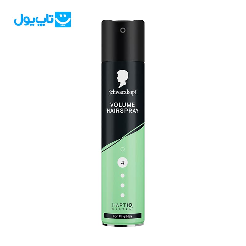 اسپری حجم دهنده مو شوارتسکف Schwarzkopf مدل Volume Hairspray 4 حجم 250 میلی لیتر