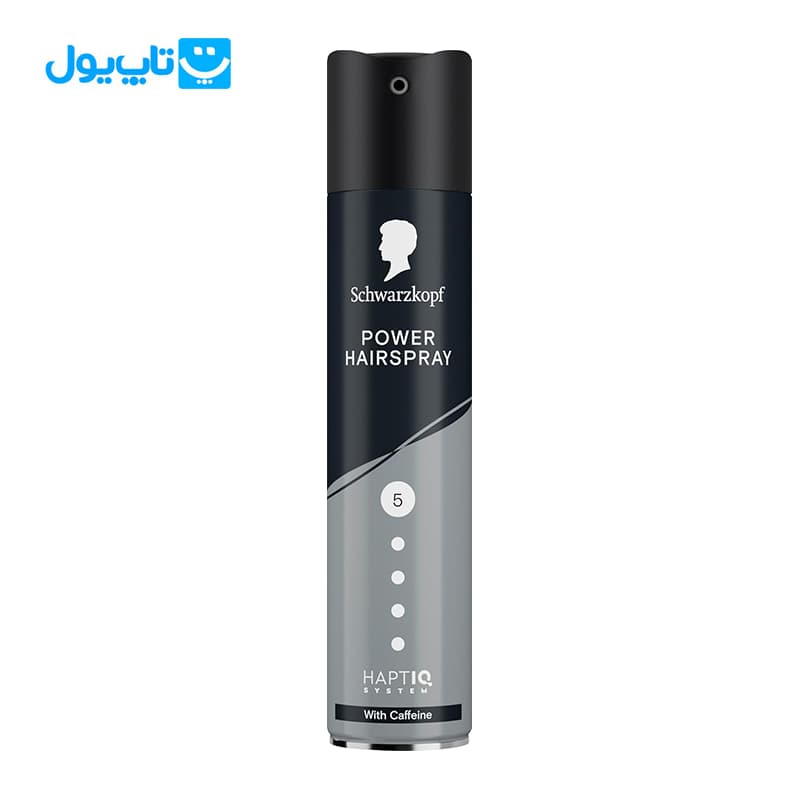 اسپری حالت دهنده مو شوارتزکف Schwarzkopf مدل Power Hairspray 5 حجم 250 میلی لیتر