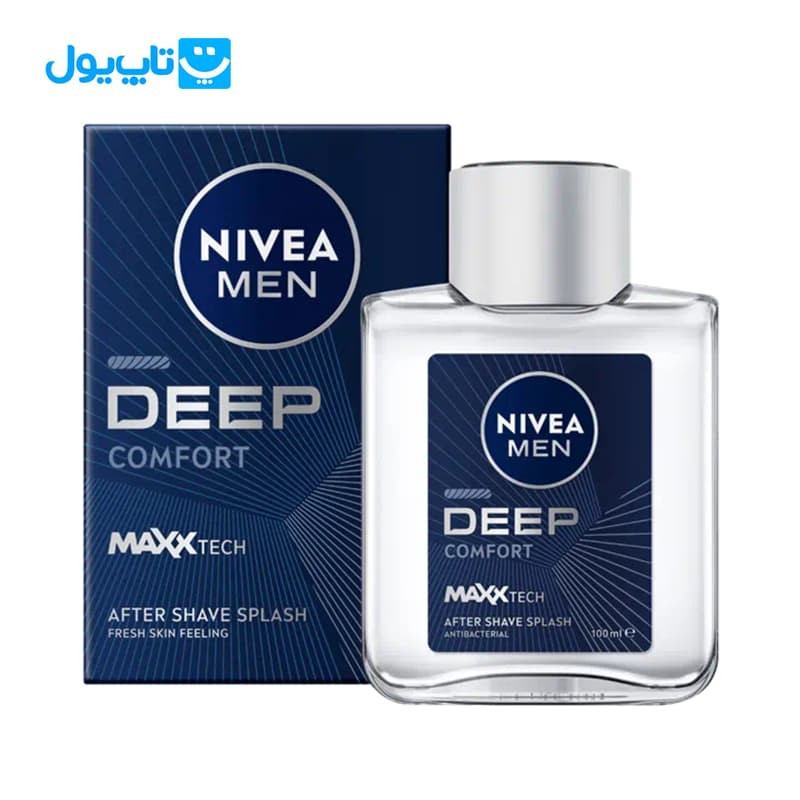 لوسیون بعد از اصلاح مردانه نیوآ Nivea مدل Deep Comfort افتر شیو دیپ حجم 100 میلی لیتر